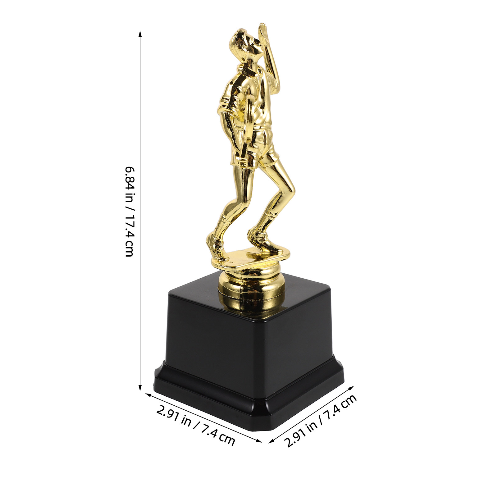 Gold Plastic Sports Trophy 7 A - Badminton Victory incelemesi ve fiyatı