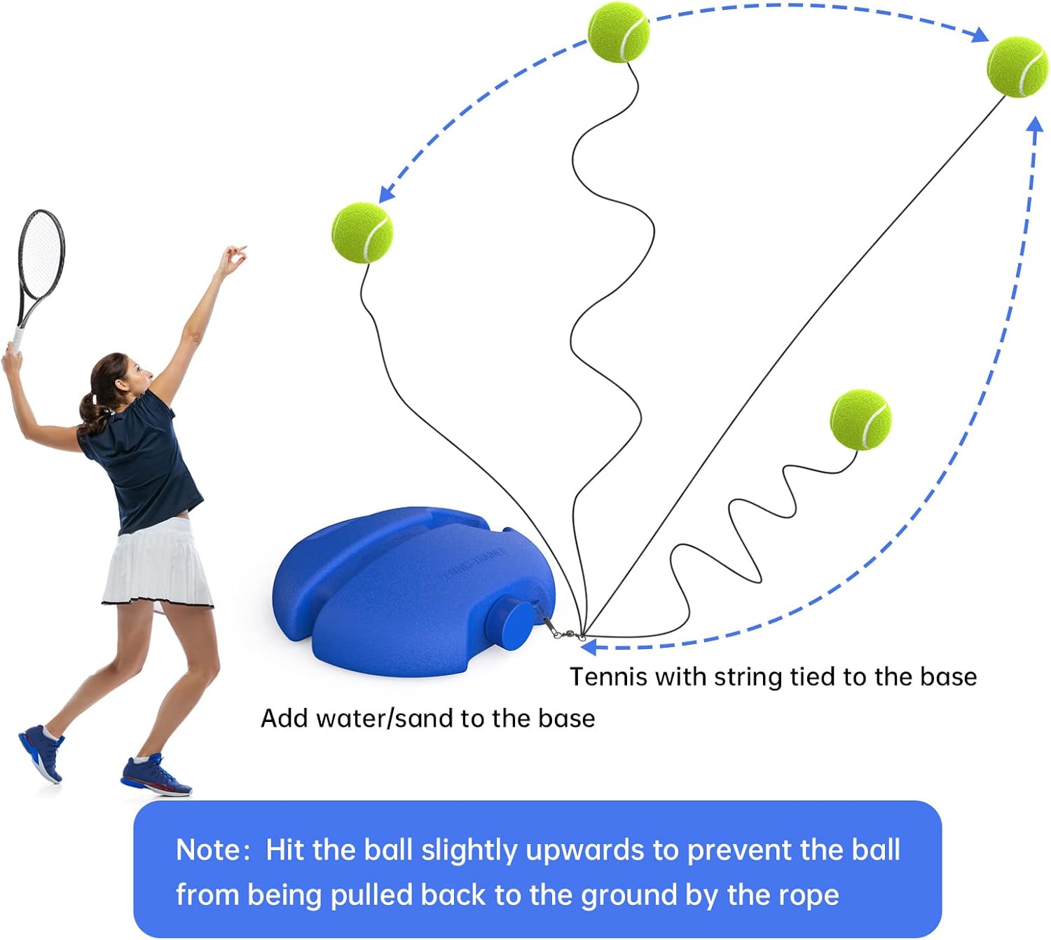 1G-Portable Tennis Rebounder K - Badminton Smash incelemesi ve fiyatı